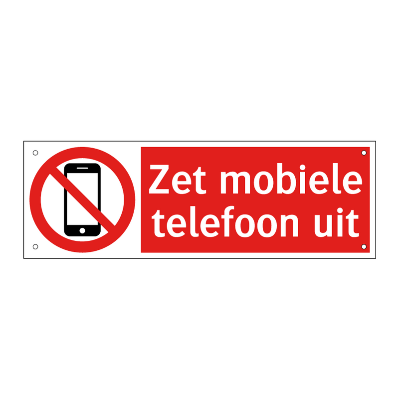 Zet mobiele telefoon uit