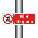 Niet klimmen