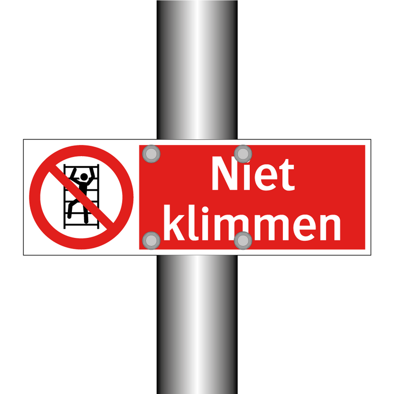 Niet klimmen