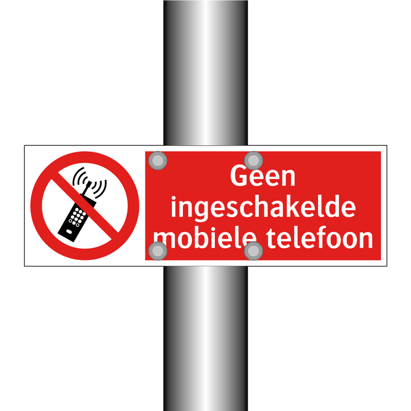 Geen ingeschakelde mobiele telefoon