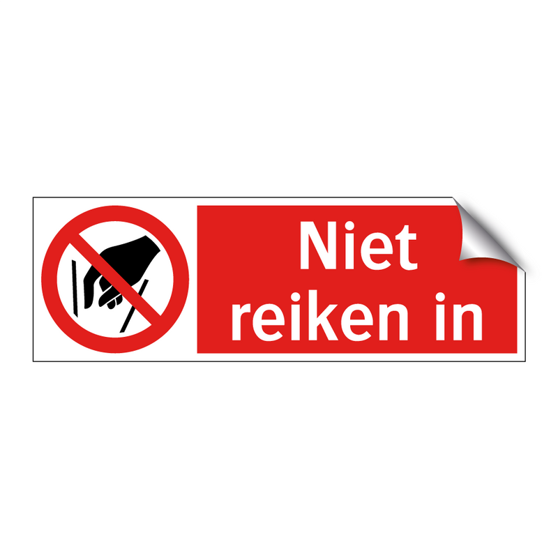 Niet reiken in
