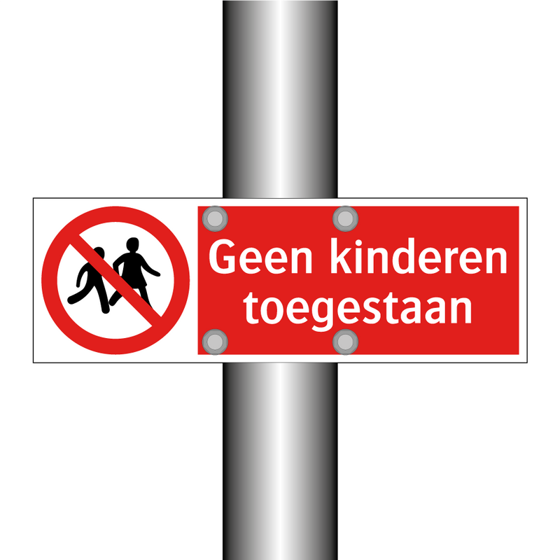 Geen kinderen toegestaan