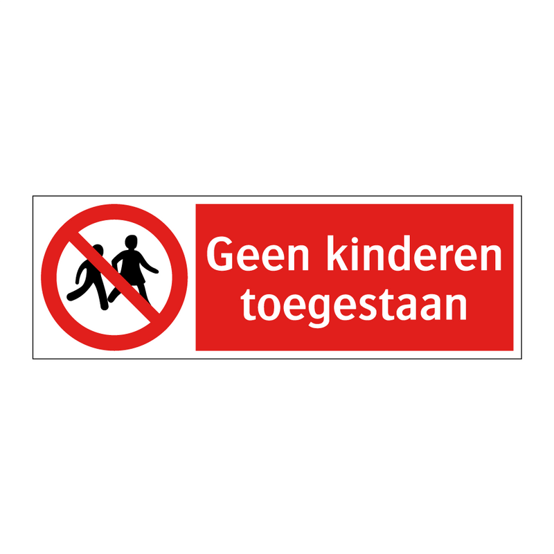 Geen kinderen toegestaan