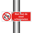 Niet met de stoel schommelen