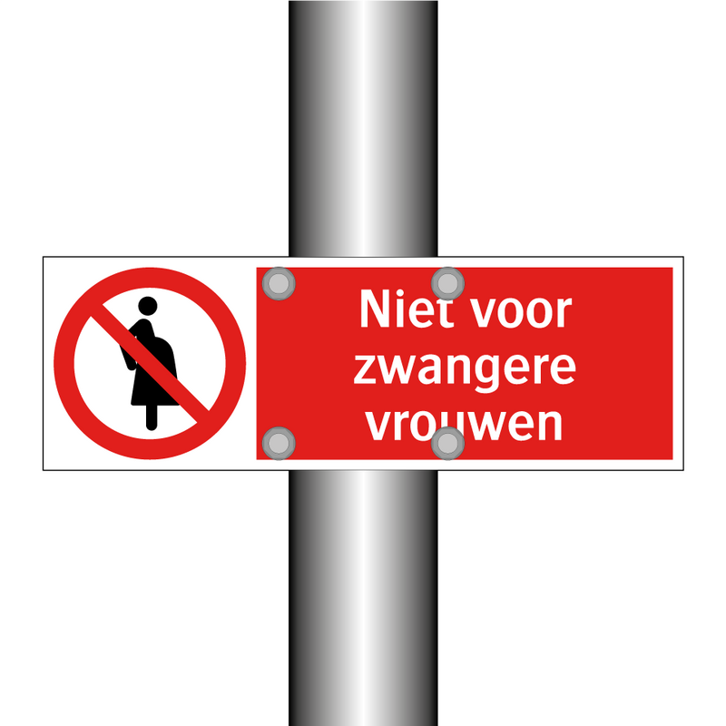 Niet voor zwangere vrouwen