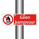 Geen kampvuur