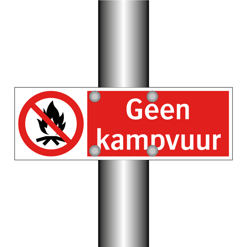 Geen kampvuur