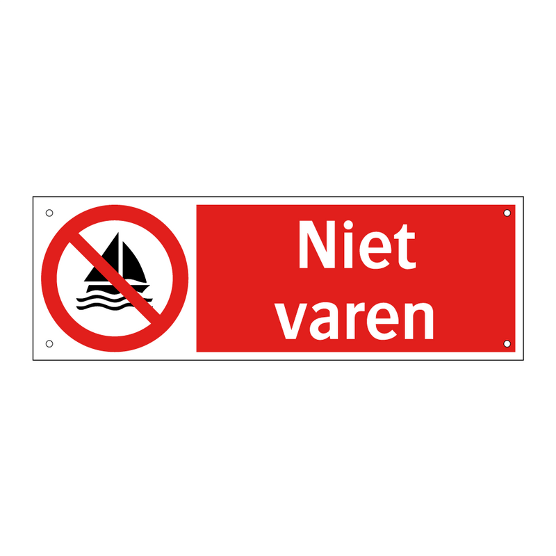 Niet varen
