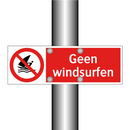 Geen windsurfen