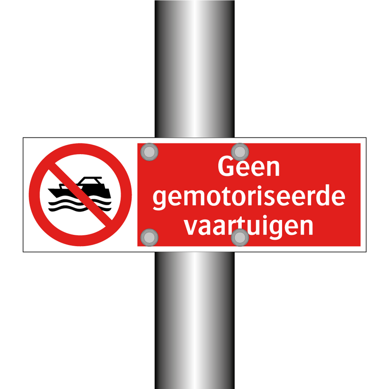 Geen gemotoriseerde vaartuigen