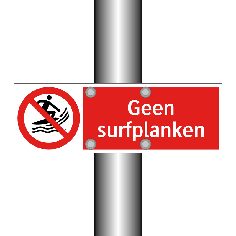 Geen surfplanken