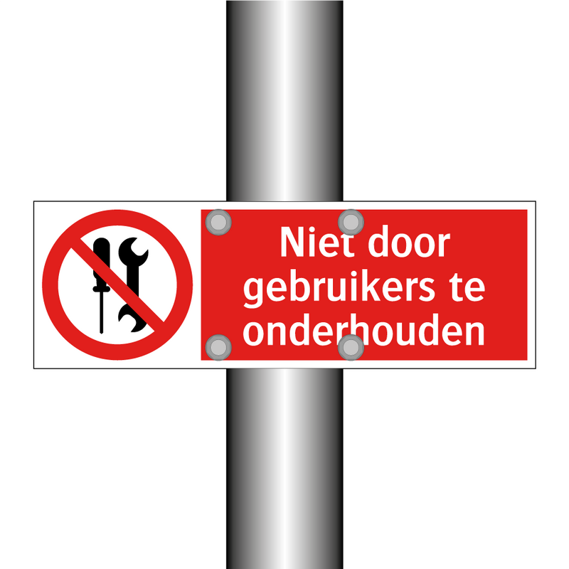 Niet door gebruikers te onderhouden