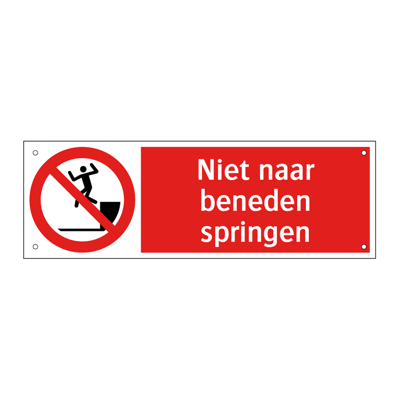 Niet naar beneden springen