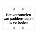 Het verzamelen van paddenstoelen is verboden