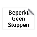 Beperkt Geen Stoppen