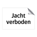 Jacht verboden