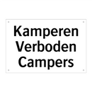 Kamperen Verboden Campers