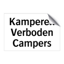 Kamperen Verboden Campers