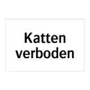 Katten verboden