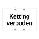 Ketting verboden