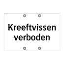 Kreeftvissen verboden