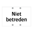Niet betreden