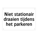 Niet stationair draaien tijdens het parkeren