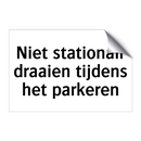 Niet stationair draaien tijdens het parkeren