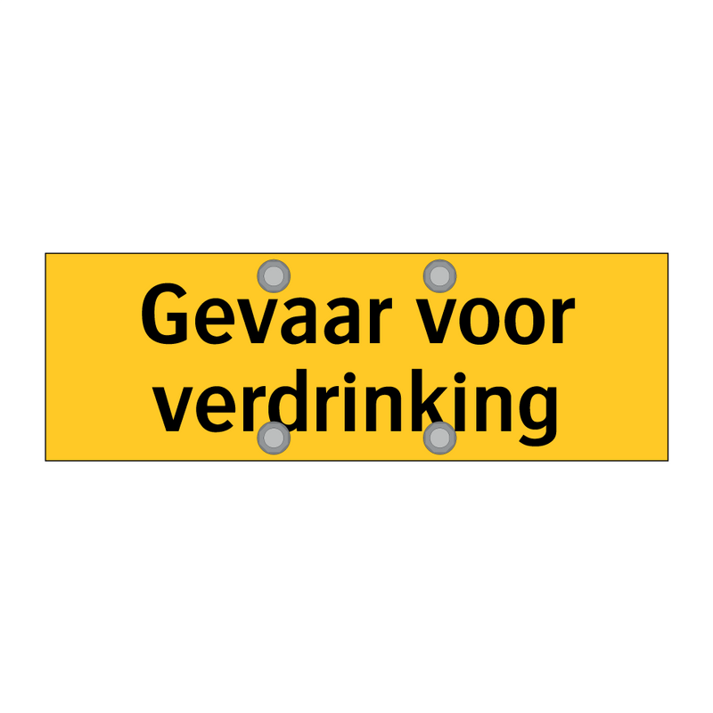 Gevaar voor verdrinking