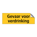 Gevaar voor verdrinking