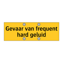 Gevaar van frequent hard geluid