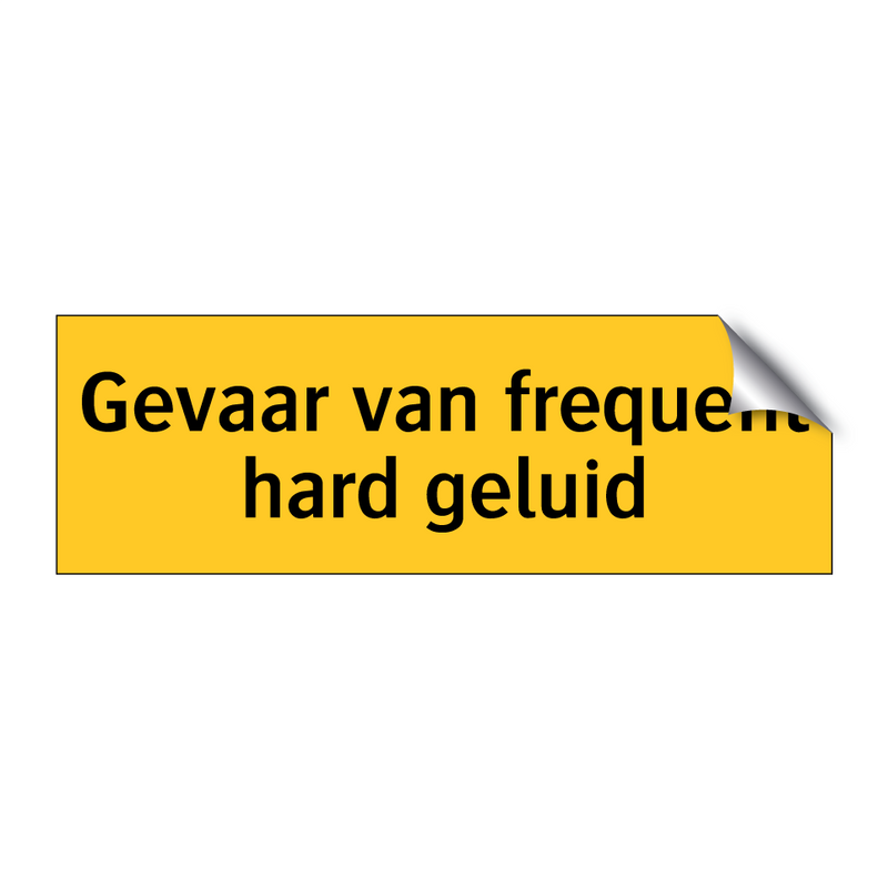 Gevaar van frequent hard geluid