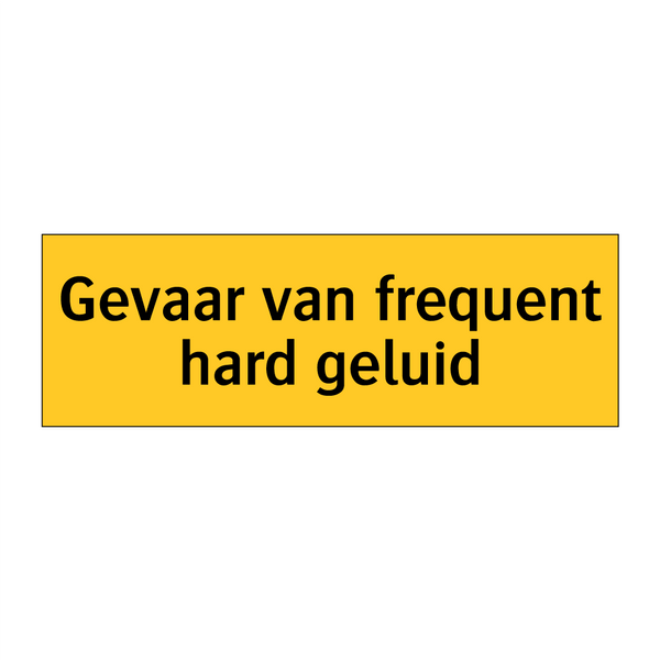 Gevaar van frequent hard geluid