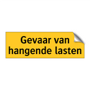 Gevaar van hangende lasten