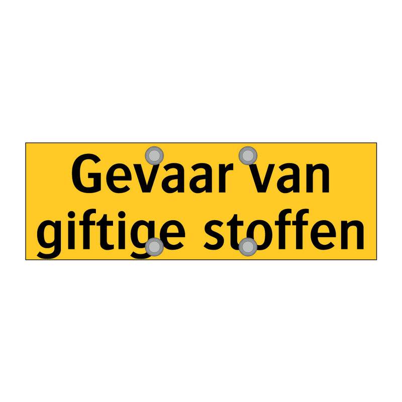 Gevaar van giftige stoffen
