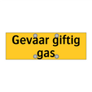 Gevaar giftig gas