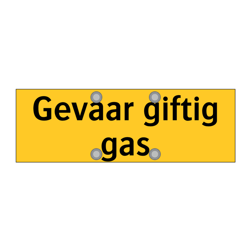 Gevaar giftig gas
