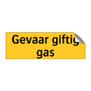 Gevaar giftig gas