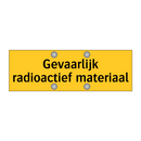 Gevaarlijk radioactief materiaal