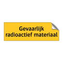 Gevaarlijk radioactief materiaal