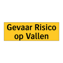 Gevaar Risico op Vallen