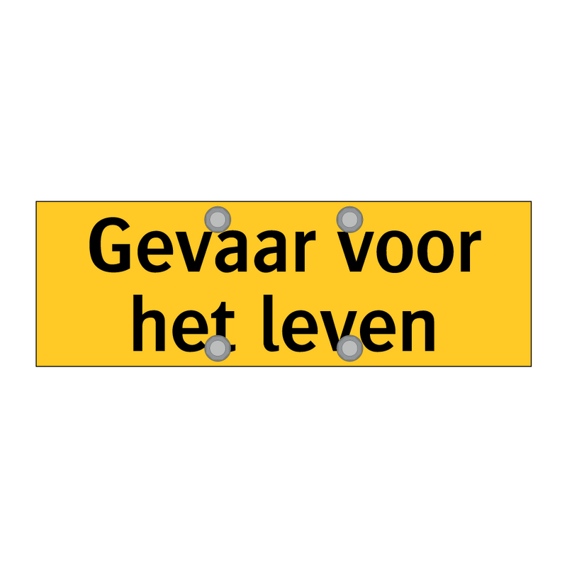 Gevaar voor het leven