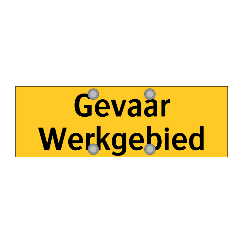Gevaar Werkgebied