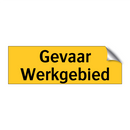 Gevaar Werkgebied