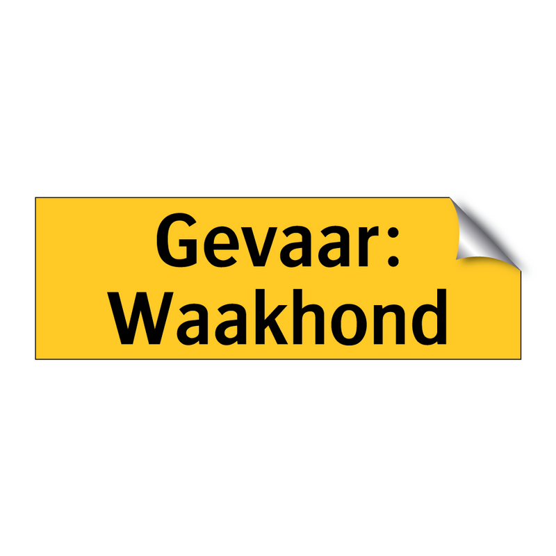 Gevaar: Waakhond