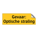 Gevaar: Optische straling