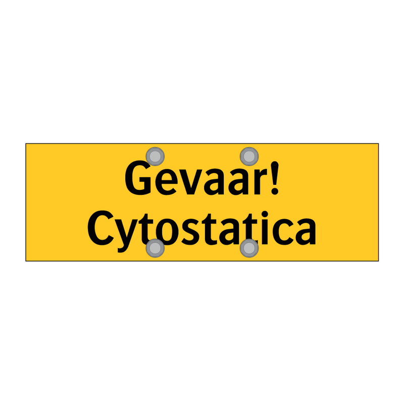 Gevaar! Cytostatica