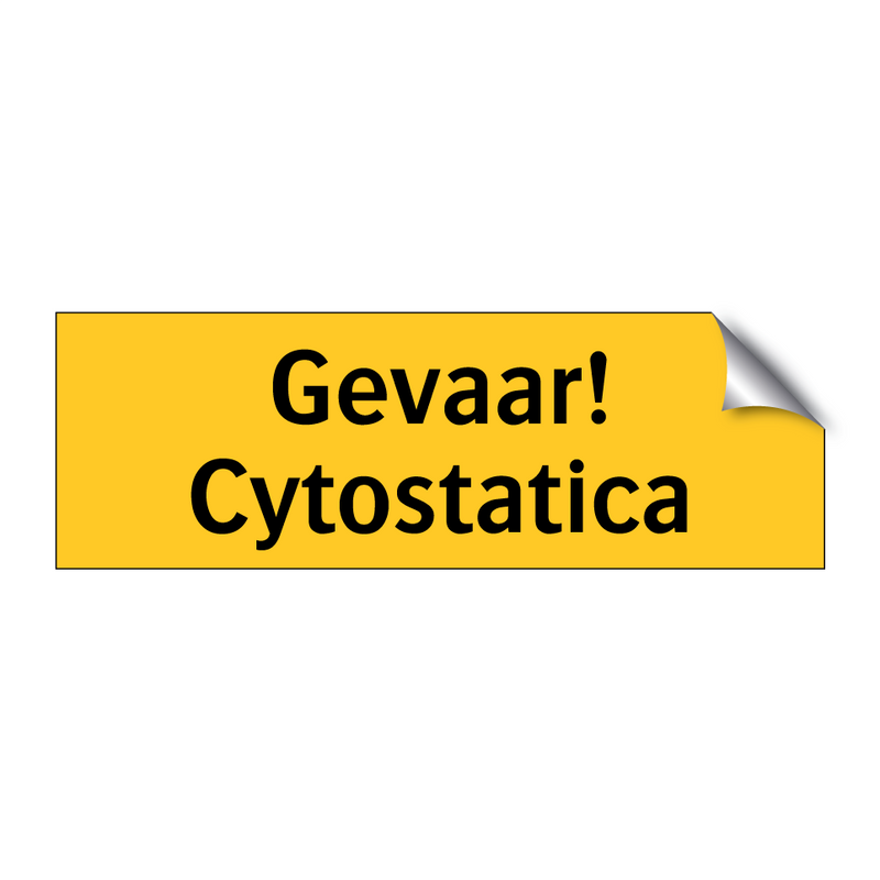 Gevaar! Cytostatica