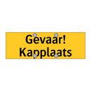 Gevaar! Kapplaats