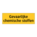 Gevaarlijke chemische stoffen